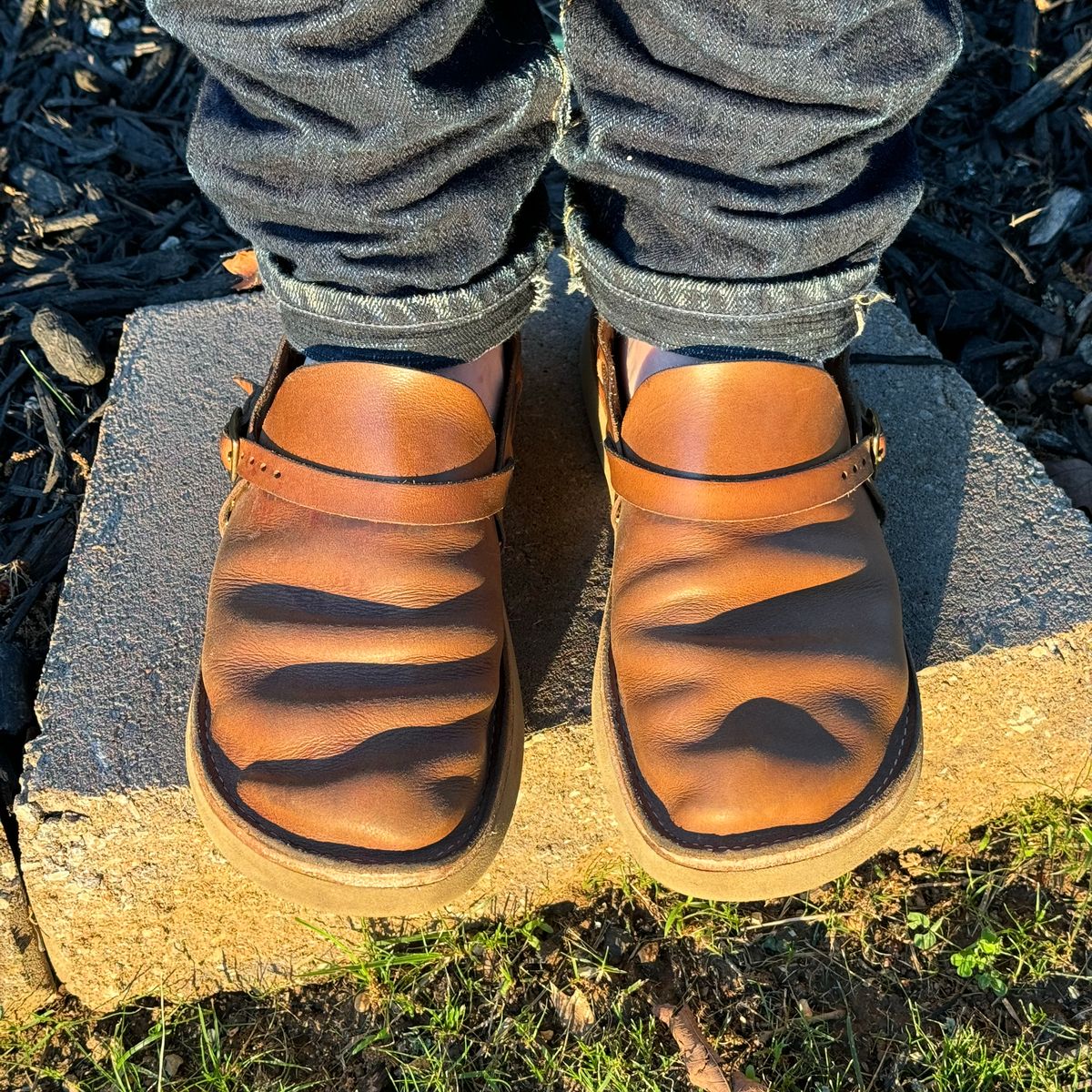 Photo by missouridenimdad on May 21, 2024 of the Oak Street Bootmakers Country Loafer in Horween Natural Chromexcel.