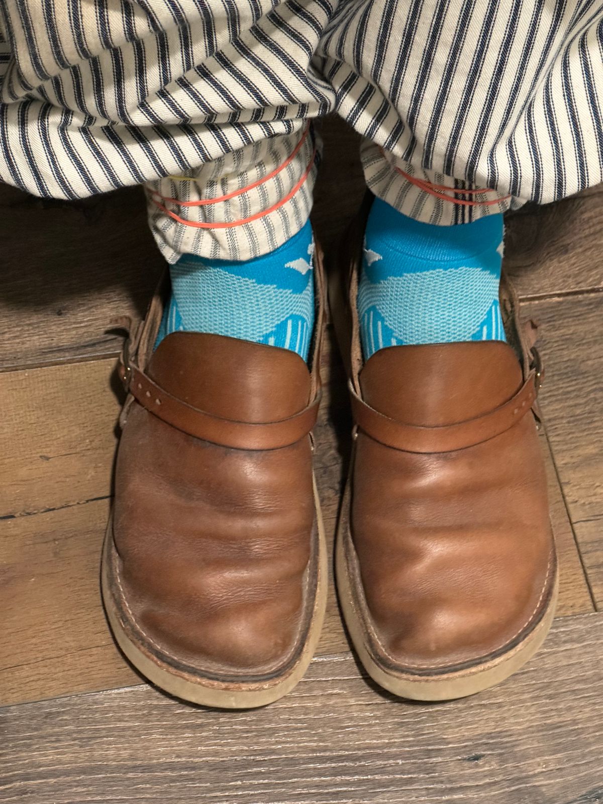 Photo by missouridenimdad on May 31, 2024 of the Oak Street Bootmakers Country Loafer in Horween Natural Chromexcel.