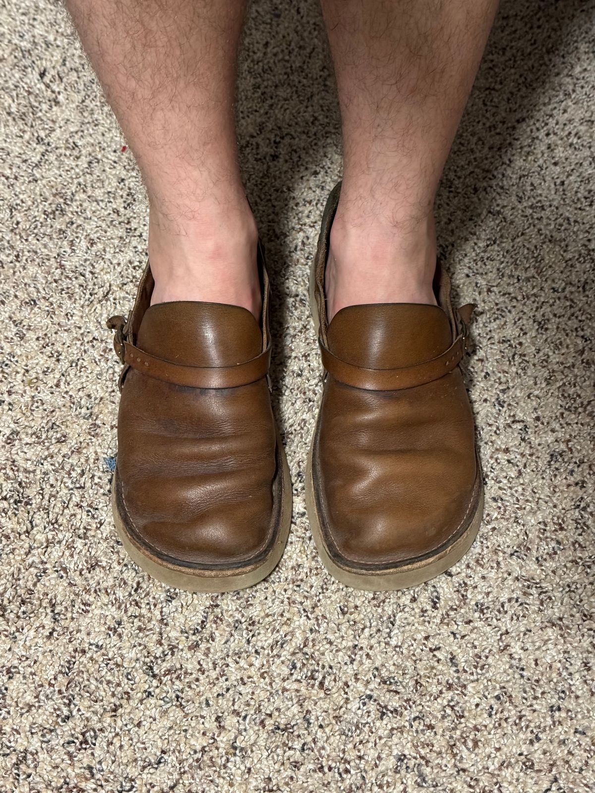 Photo by missouridenimdad on June 5, 2024 of the Oak Street Bootmakers Country Loafer in Horween Natural Chromexcel.