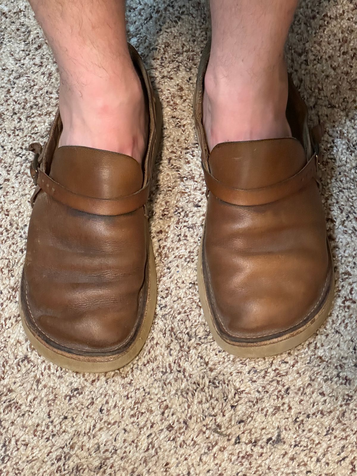 Photo by missouridenimdad on June 16, 2024 of the Oak Street Bootmakers Country Loafer in Horween Natural Chromexcel.