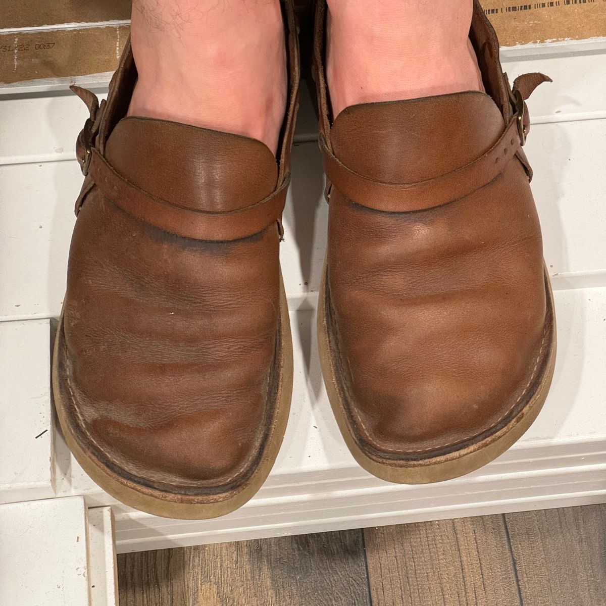 Photo by missouridenimdad on June 17, 2024 of the Oak Street Bootmakers Country Loafer in Horween Natural Chromexcel.