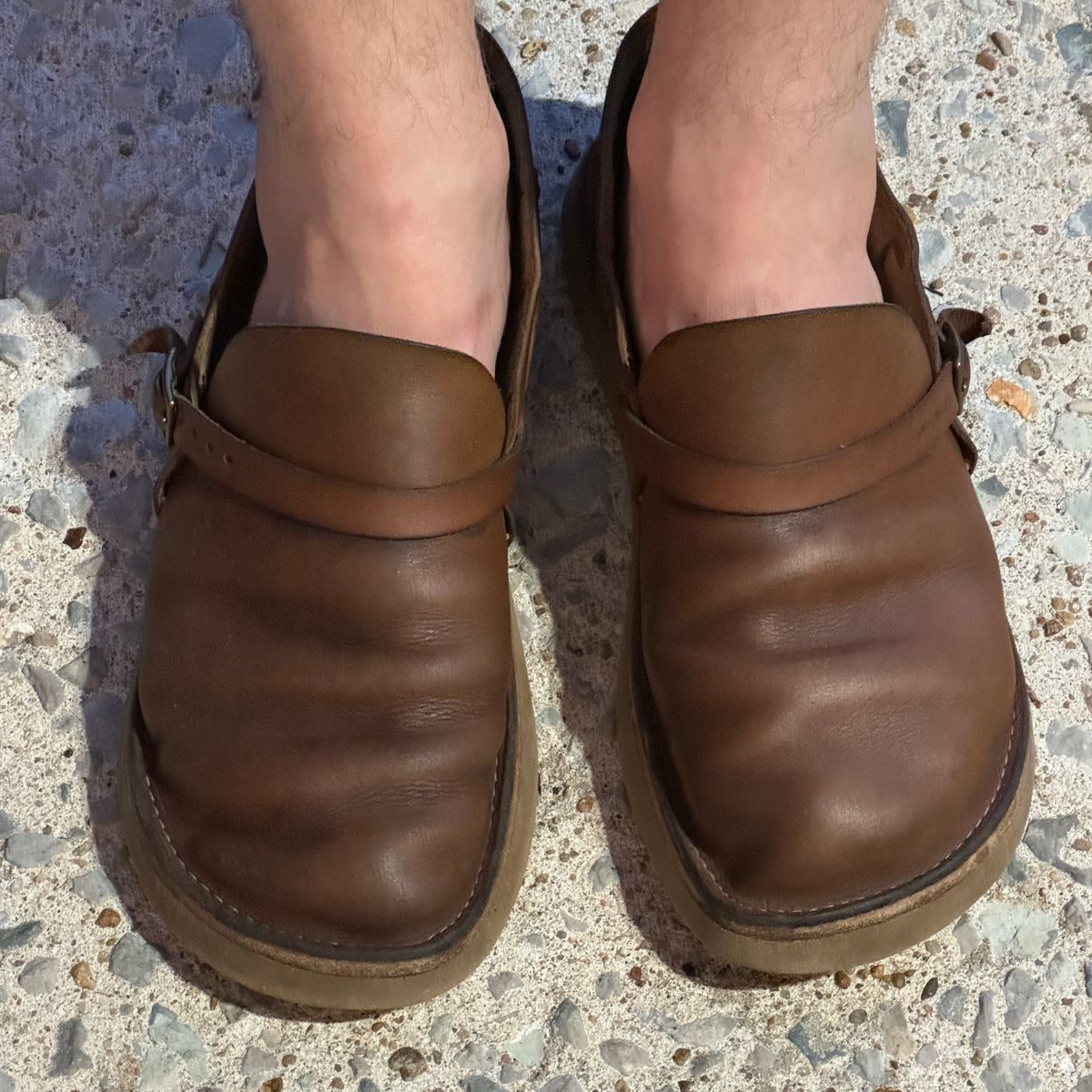 Photo by missouridenimdad on June 18, 2024 of the Oak Street Bootmakers Country Loafer in Horween Natural Chromexcel.