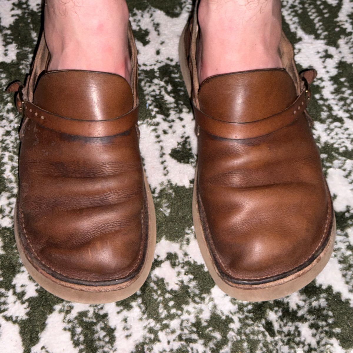 Photo by missouridenimdad on June 19, 2024 of the Oak Street Bootmakers Country Loafer in Horween Natural Chromexcel.