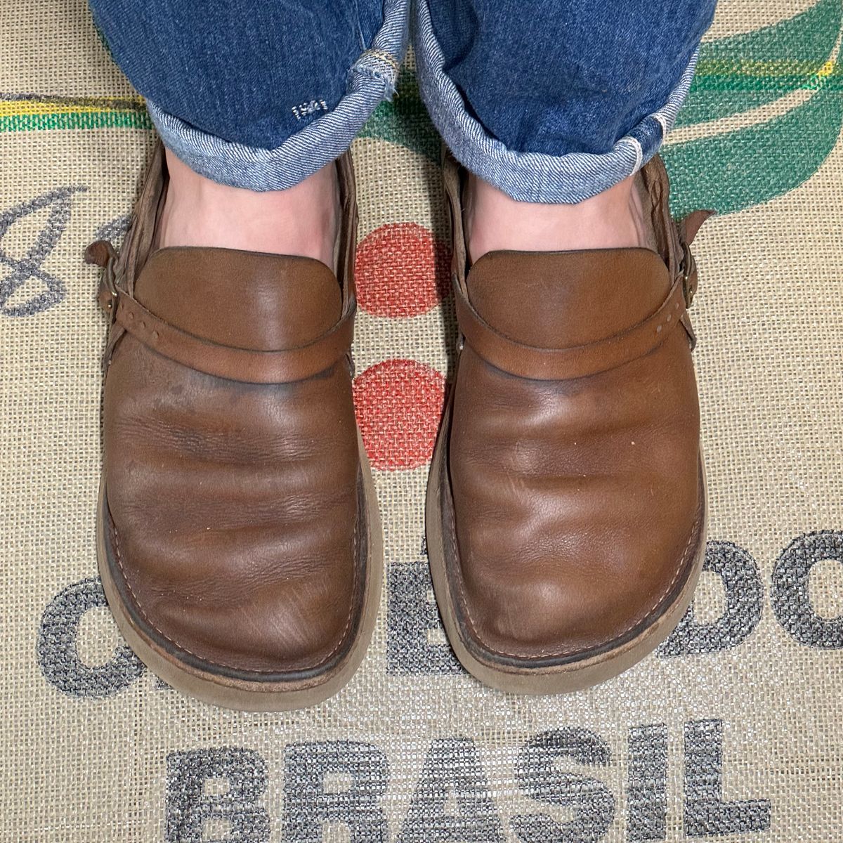 Photo by missouridenimdad on June 19, 2024 of the Oak Street Bootmakers Country Loafer in Horween Natural Chromexcel.