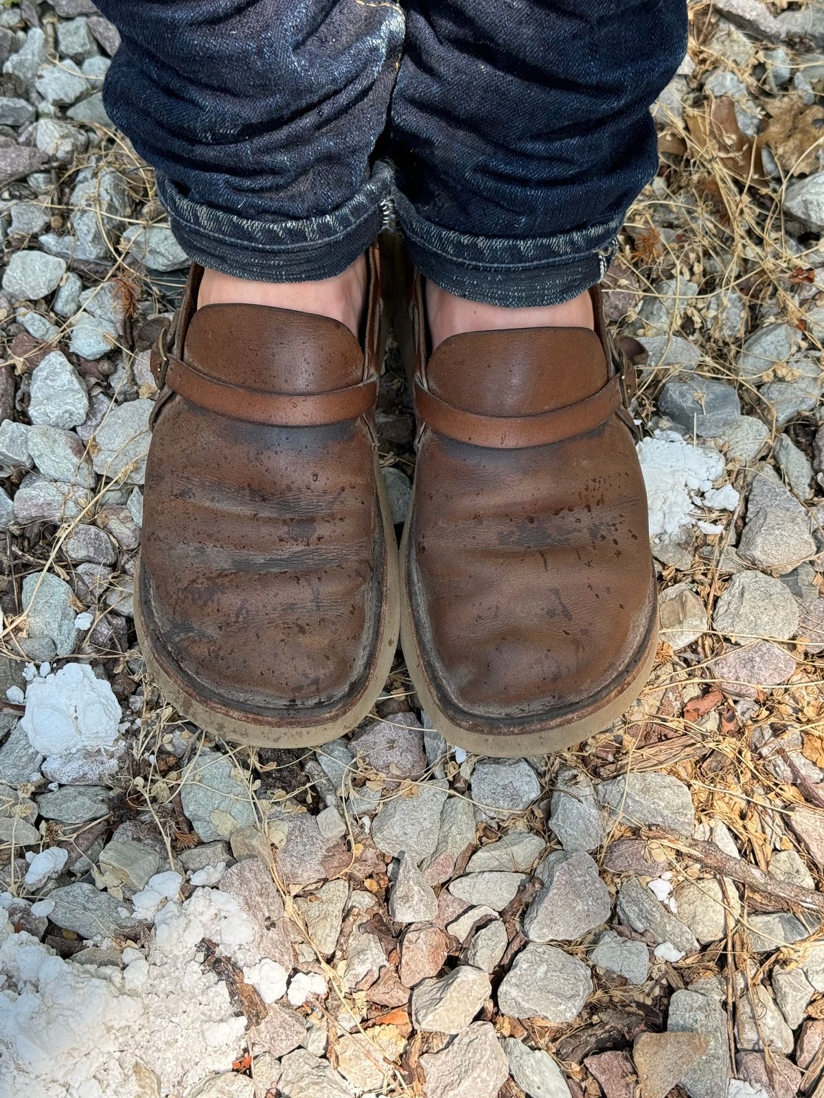 Photo by missouridenimdad on July 15, 2024 of the Oak Street Bootmakers Country Loafer in Horween Natural Chromexcel.