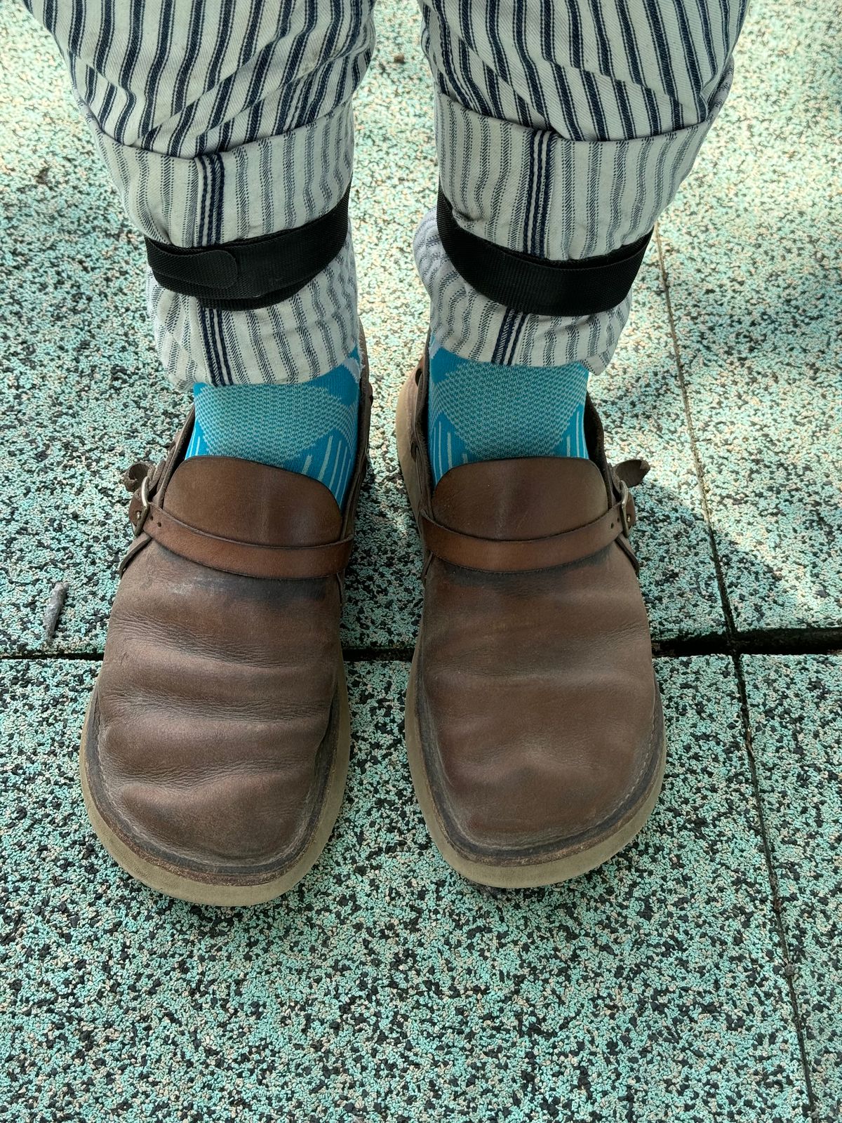 Photo by missouridenimdad on July 14, 2024 of the Oak Street Bootmakers Country Loafer in Horween Natural Chromexcel.