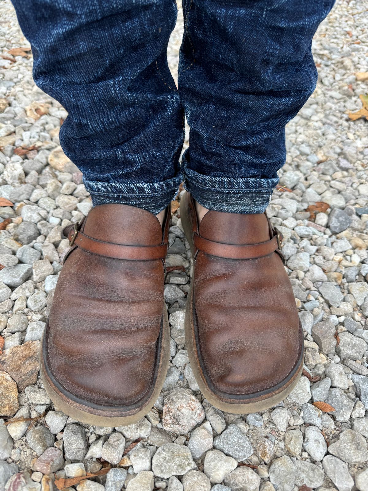 Photo by missouridenimdad on September 27, 2024 of the Oak Street Bootmakers Country Loafer in Horween Natural Chromexcel.