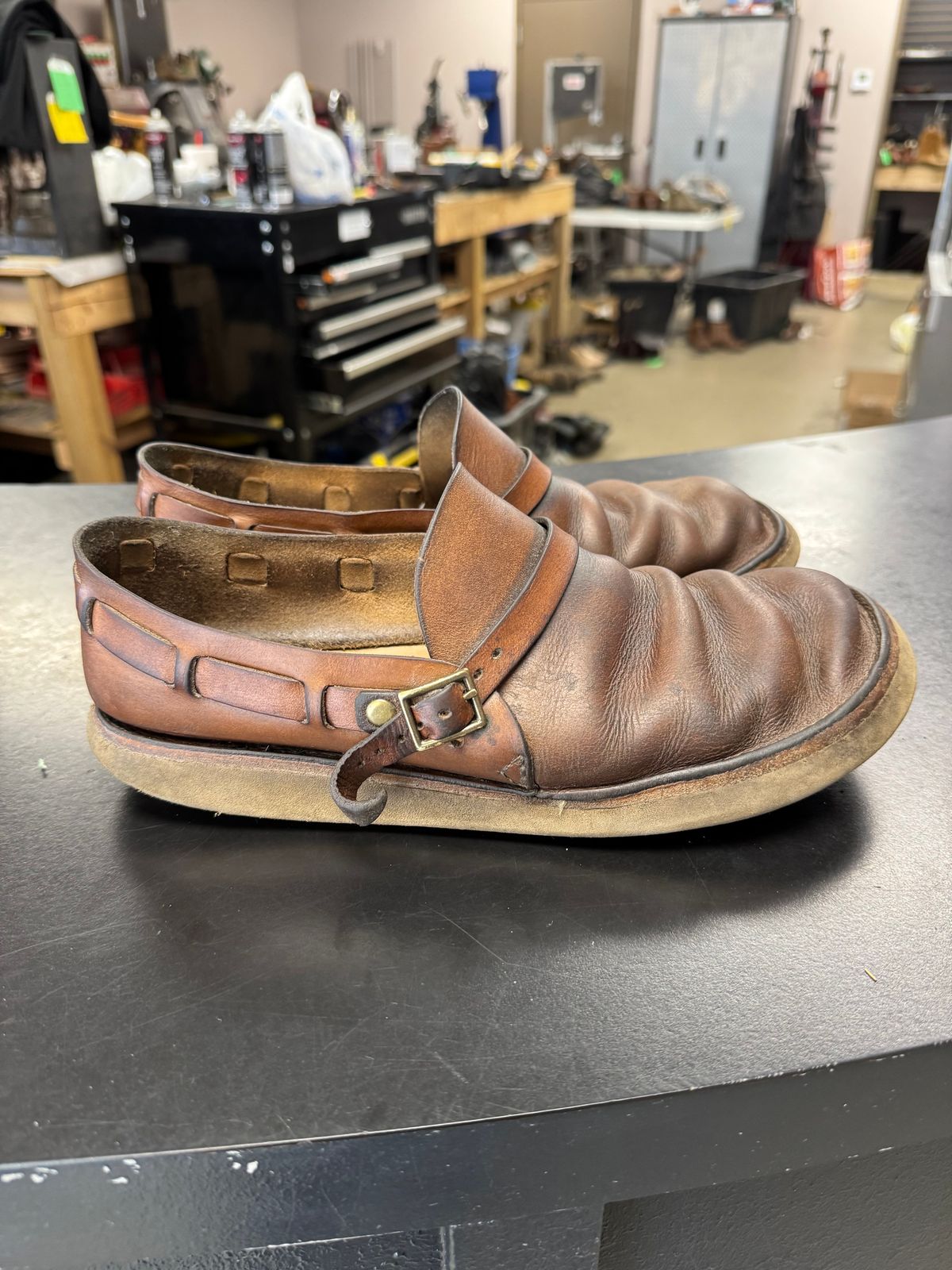 Photo by missouridenimdad on November 18, 2024 of the Oak Street Bootmakers Country Loafer in Horween Natural Chromexcel.