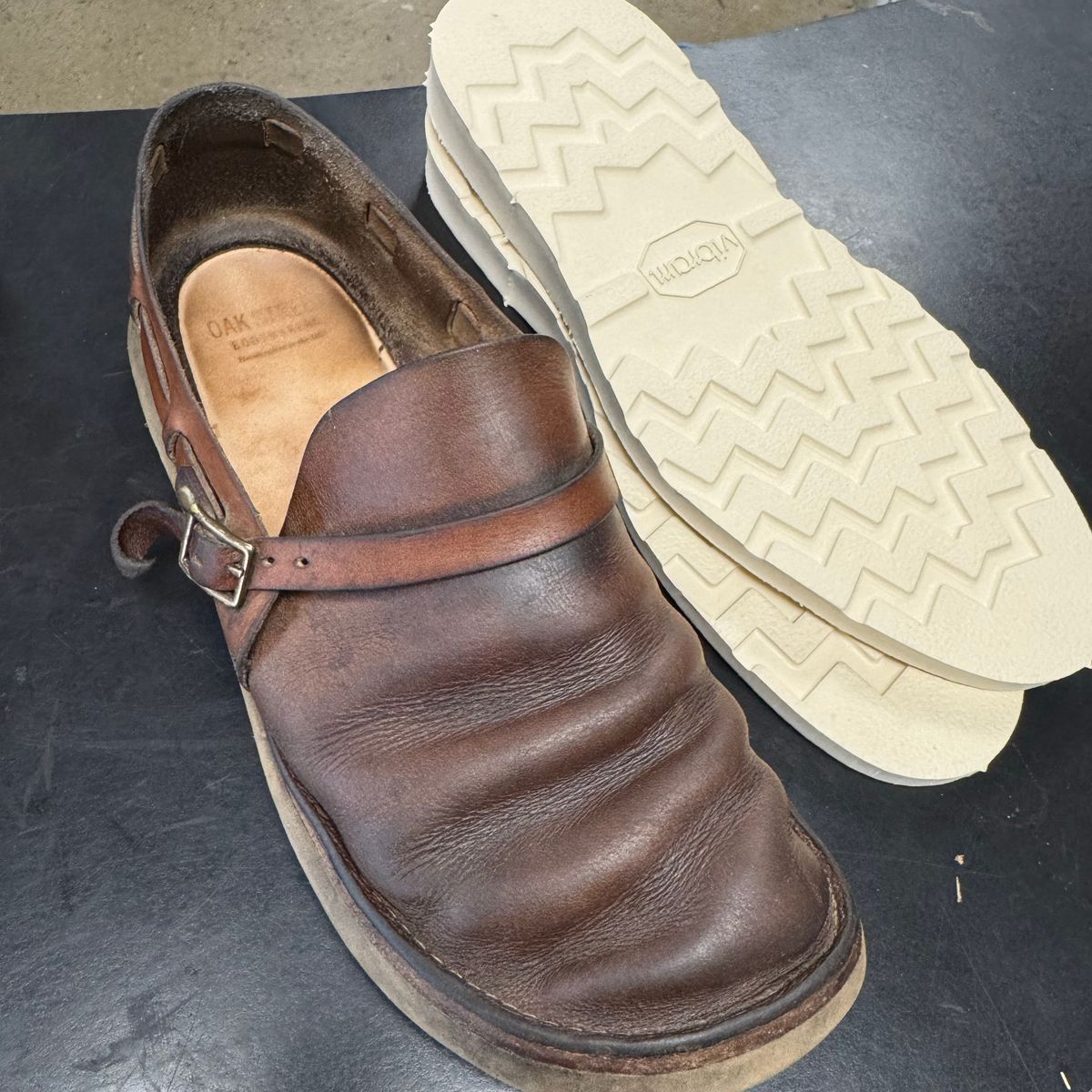 Photo by missouridenimdad on November 18, 2024 of the Oak Street Bootmakers Country Loafer in Horween Natural Chromexcel.