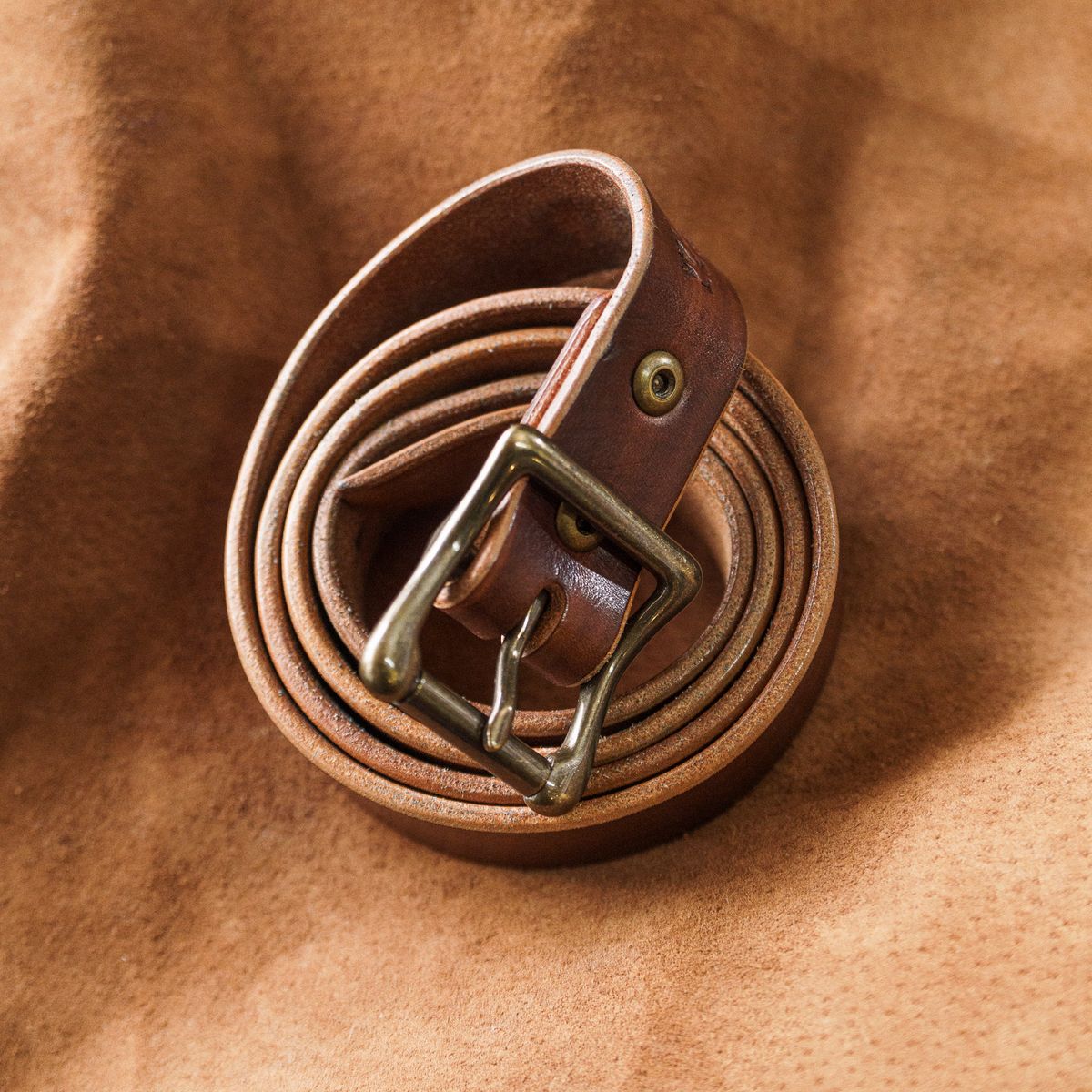 Photo by mjig76 on November 3, 2025 of the Willie's Handmade Boots Señor Belt in Unknown Natural Veg Tan.