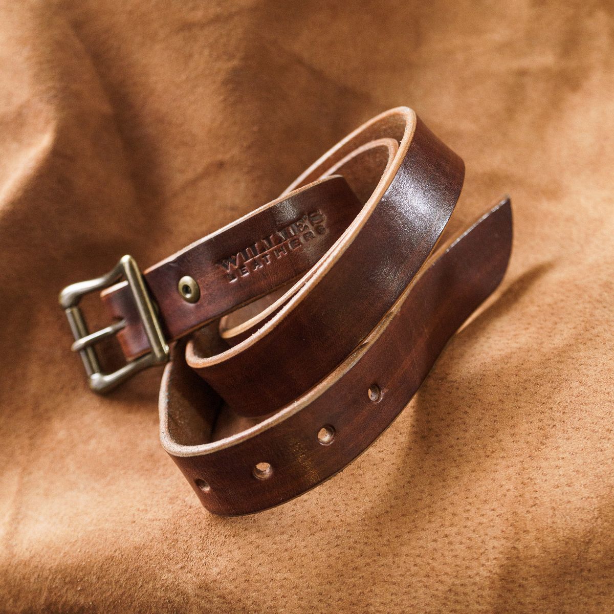 Photo by mjig76 on November 3, 2025 of the Willie's Handmade Boots Señor Belt in Unknown Natural Veg Tan.