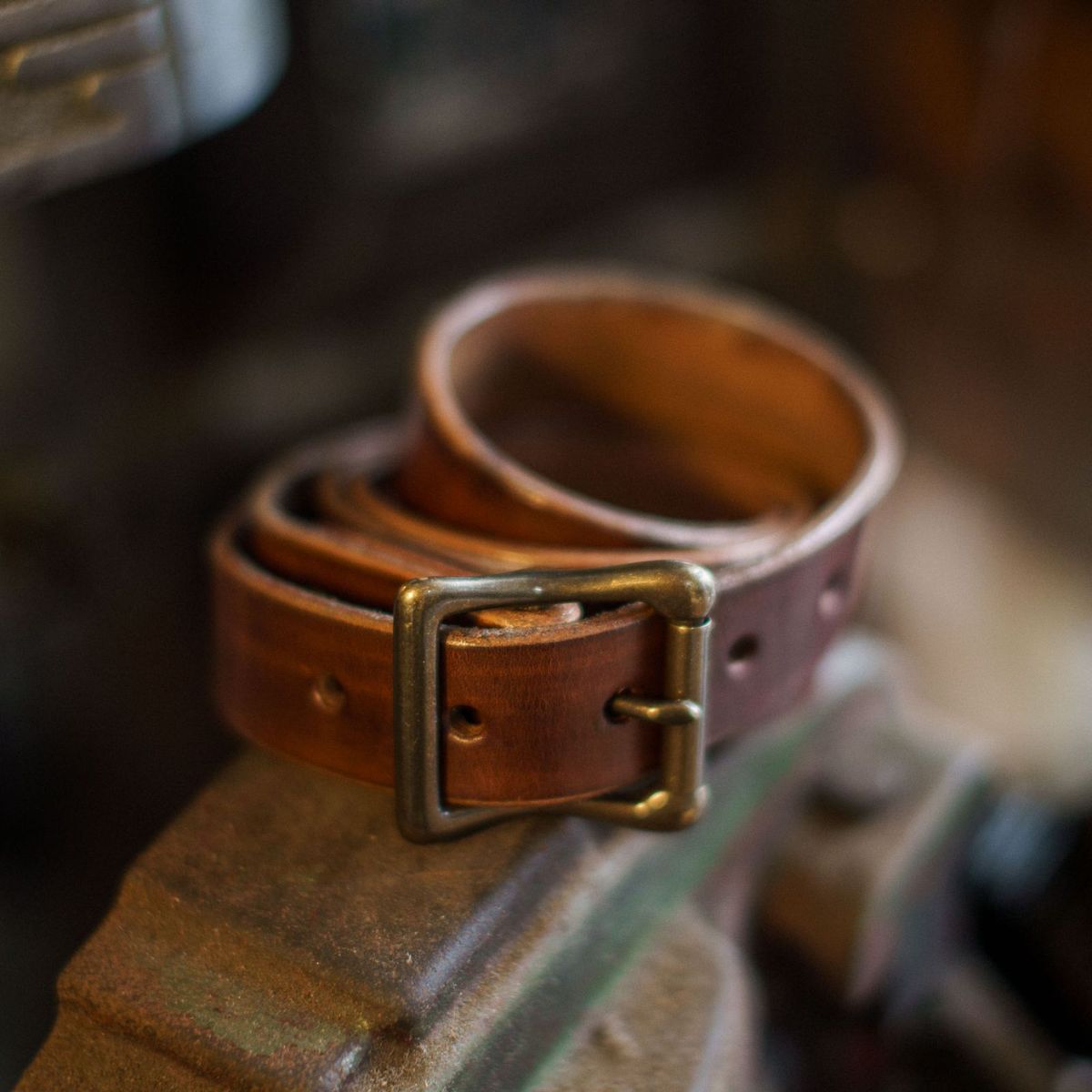 Photo by mjig76 on January 3, 2026 of the Willie's Handmade Boots Señor Belt in Unknown Natural Veg Tan.