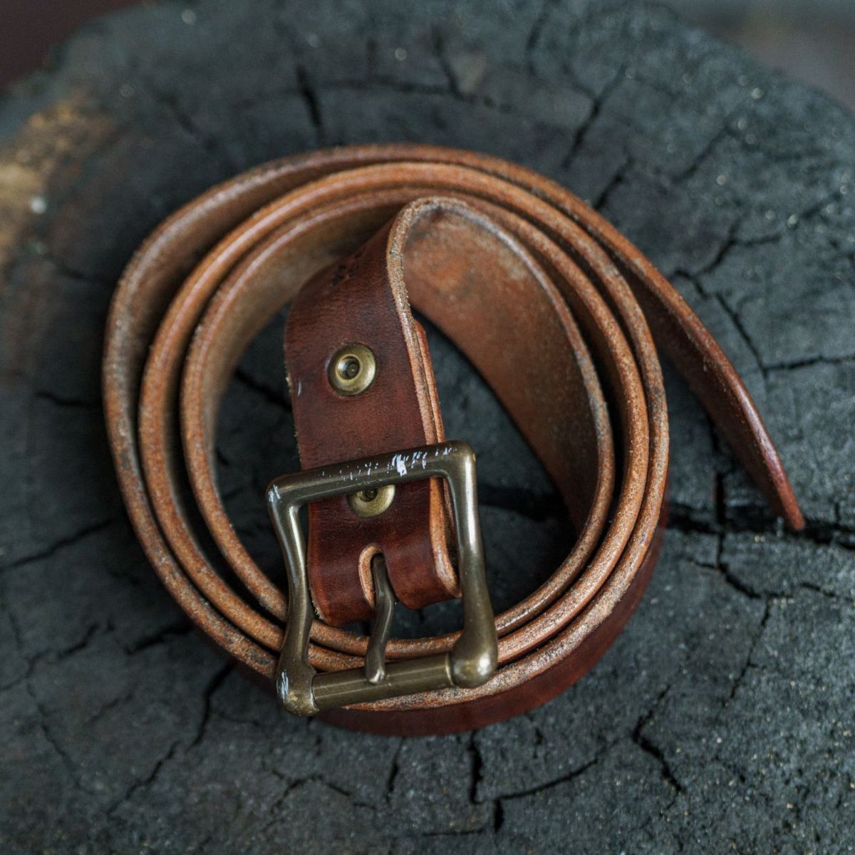 Photo by mjig76 on February 2, 2026 of the Willie's Handmade Boots Señor Belt in Unknown Natural Veg Tan.