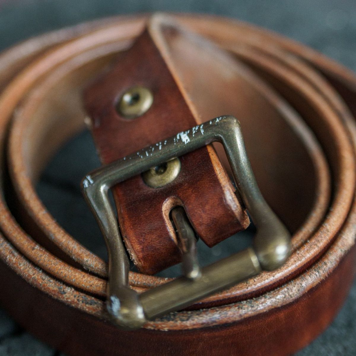 Photo by mjig76 on February 2, 2026 of the Willie's Handmade Boots Señor Belt in Unknown Natural Veg Tan.