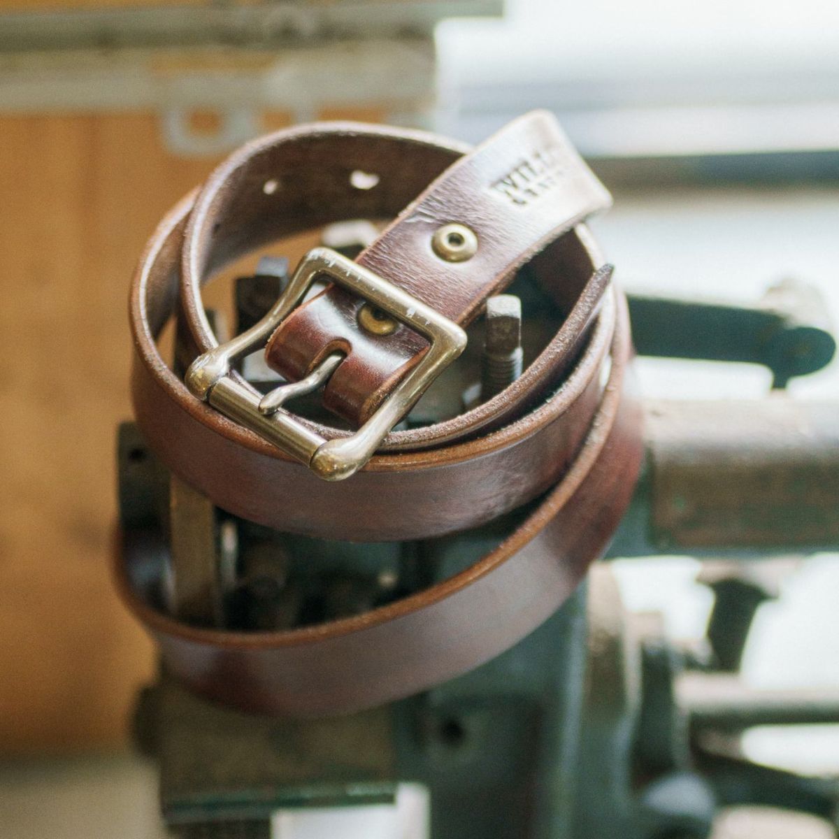 Photo by mjig76 on March 3, 2026 of the Willie's Handmade Boots Señor Belt in Unknown Natural Veg Tan.