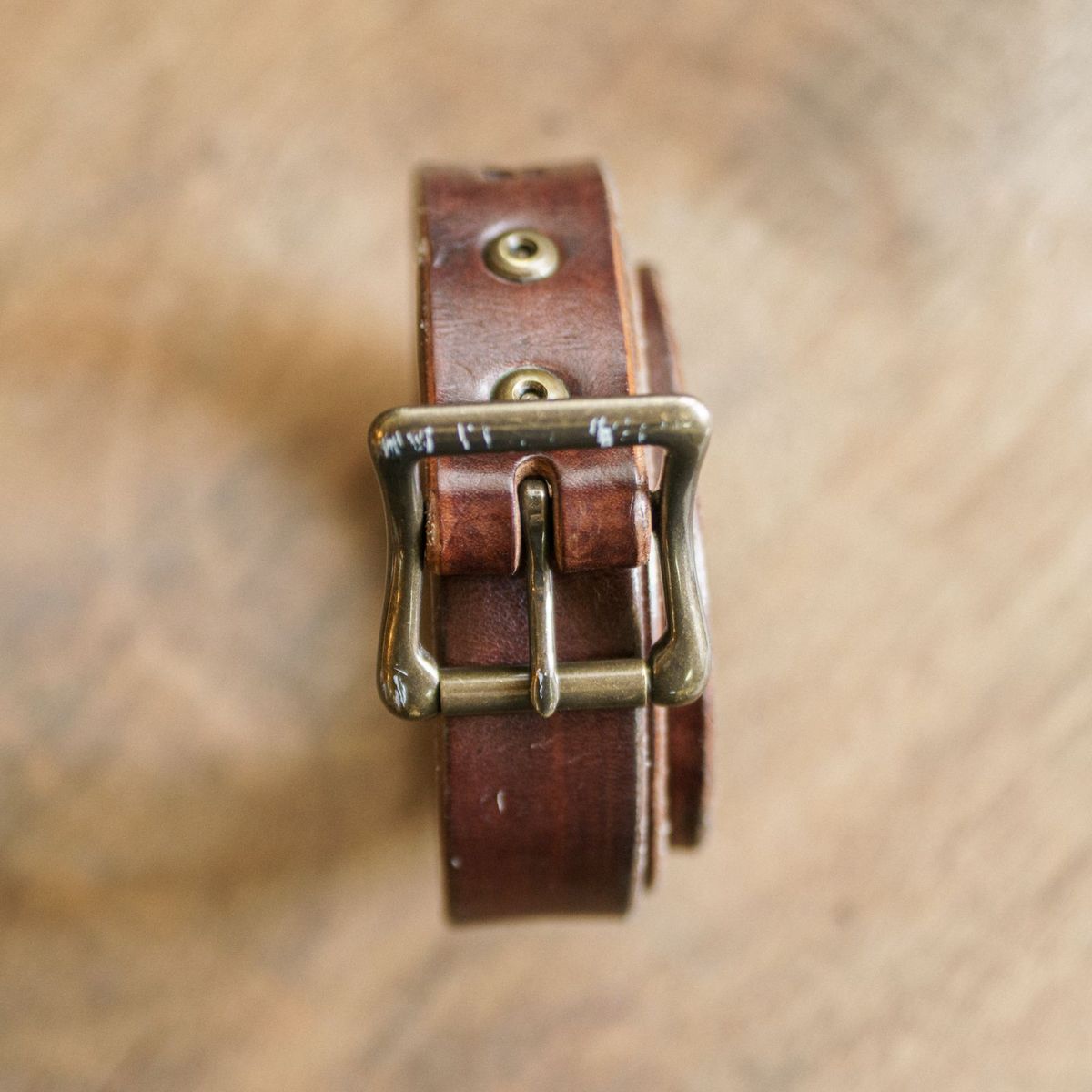 Photo by mjig76 on March 3, 2026 of the Willie's Handmade Boots Señor Belt in Unknown Natural Veg Tan.