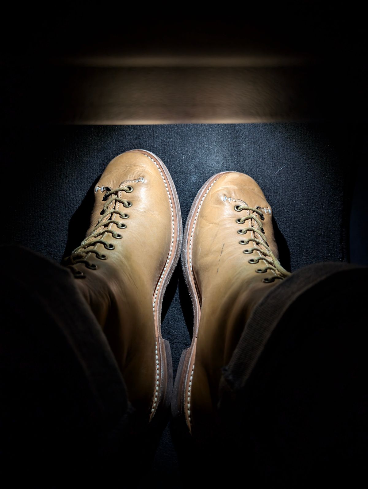 Photo by mjig76 on October 18, 2024 of the Willie's Handmade Boots Monkey Boot in Horween Moc Latigo.