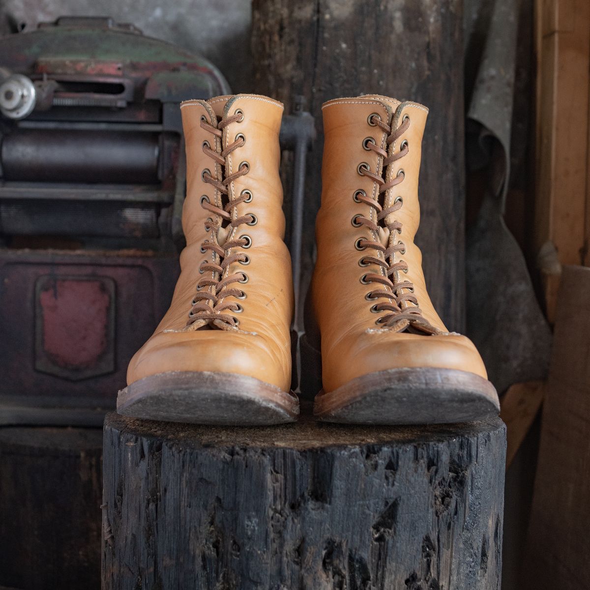 Photo by mjig76 on November 4, 2024 of the Willie's Handmade Boots Monkey Boot in Horween Moc Latigo.