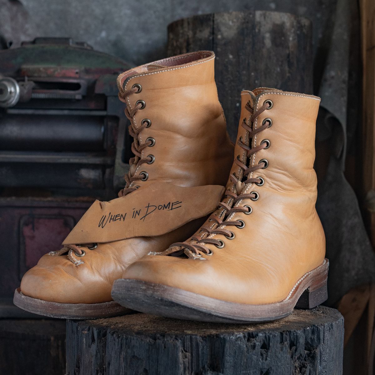 Photo by mjig76 on November 4, 2024 of the Willie's Handmade Boots Monkey Boot in Horween Moc Latigo.
