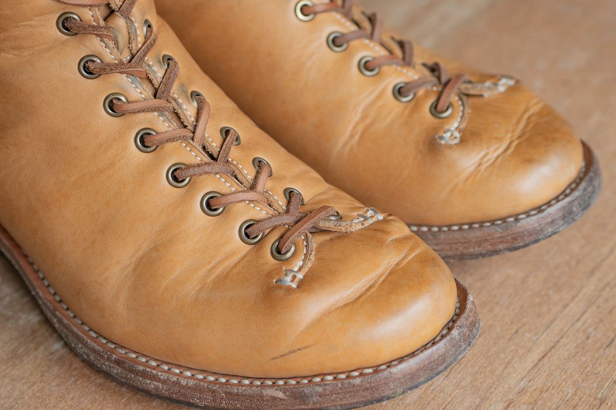 Photo by mjig76 on November 4, 2024 of the Willie's Handmade Boots Monkey Boot in Horween Moc Latigo.