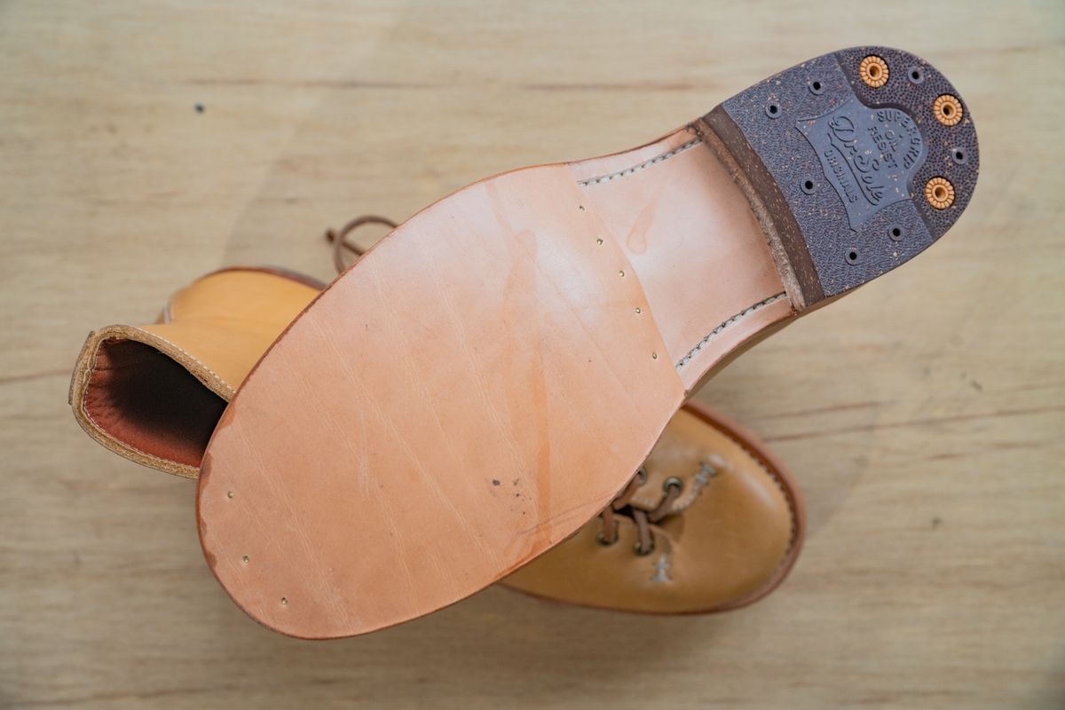 Photo by mjig76 on October 3, 2024 of the Willie's Handmade Boots Monkey Boot in Horween Moc Latigo.