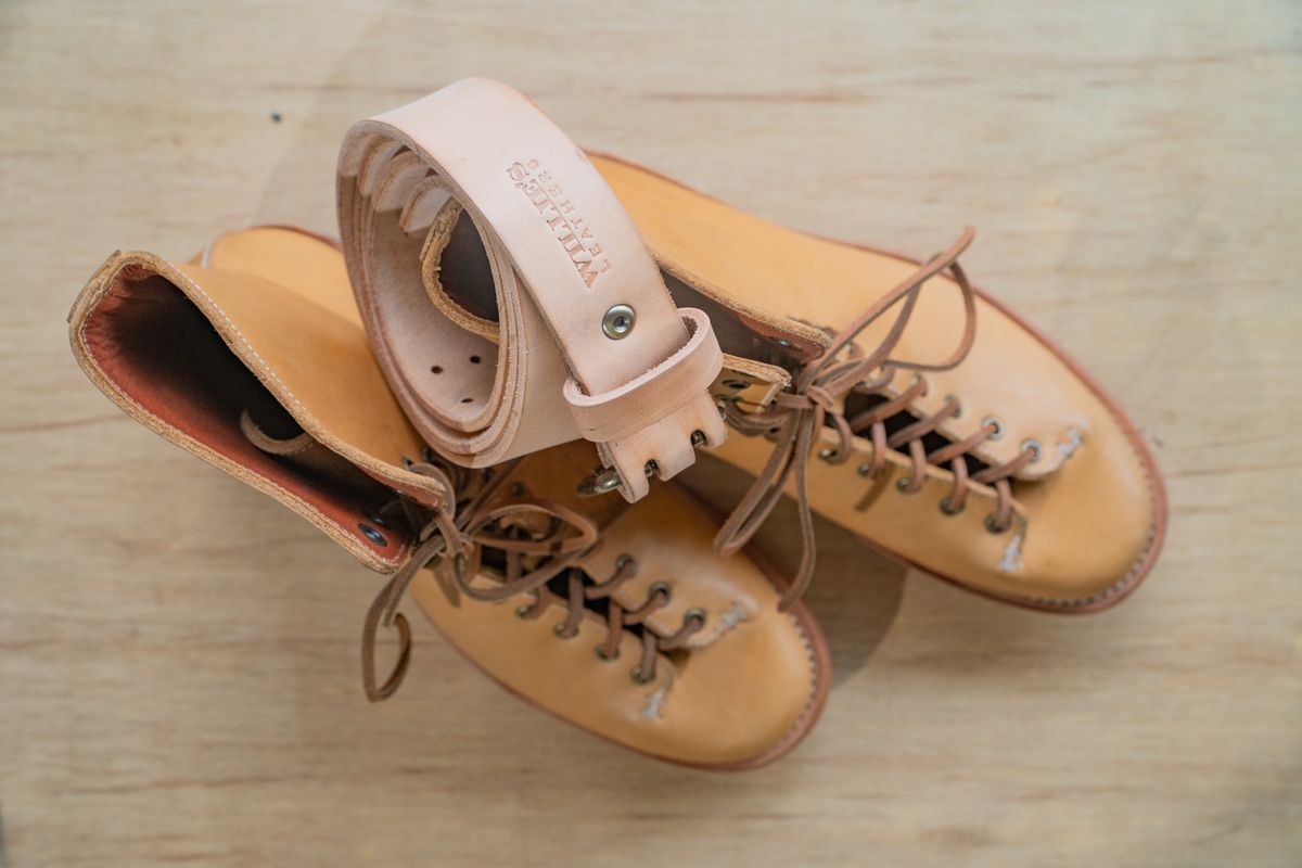 Photo by mjig76 on October 3, 2024 of the Willie's Handmade Boots Monkey Boot in Horween Moc Latigo.