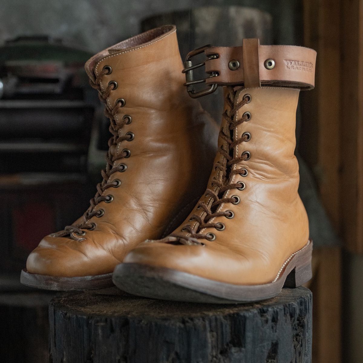 Photo by mjig76 on December 2, 2024 of the Willie's Handmade Boots Monkey Boot in Horween Moc Latigo.