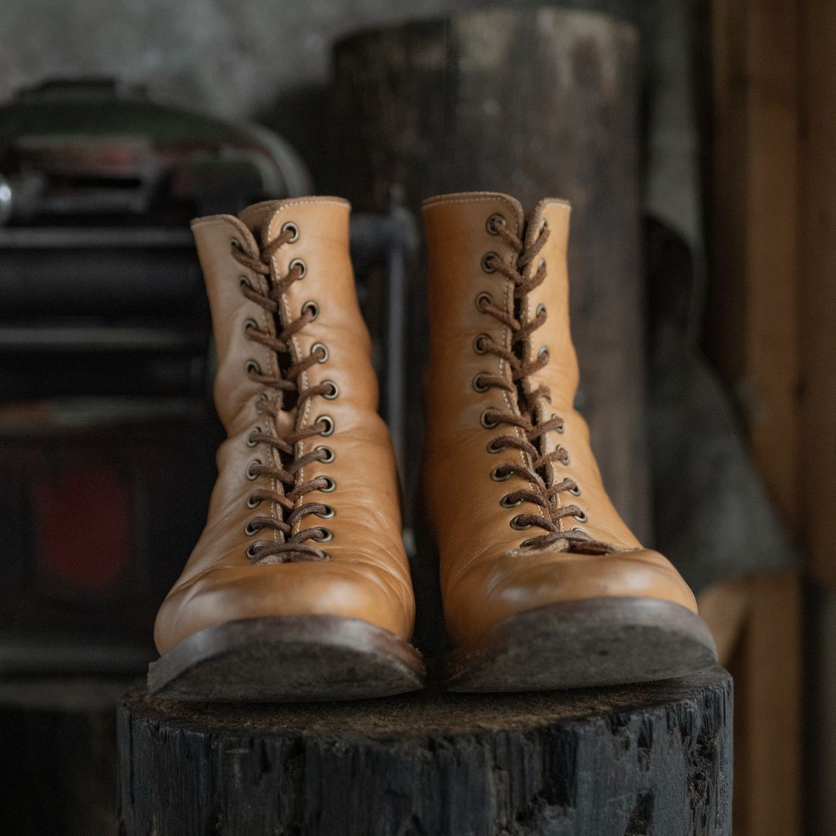 Photo by mjig76 on December 2, 2024 of the Willie's Handmade Boots Monkey Boot in Horween Moc Latigo.