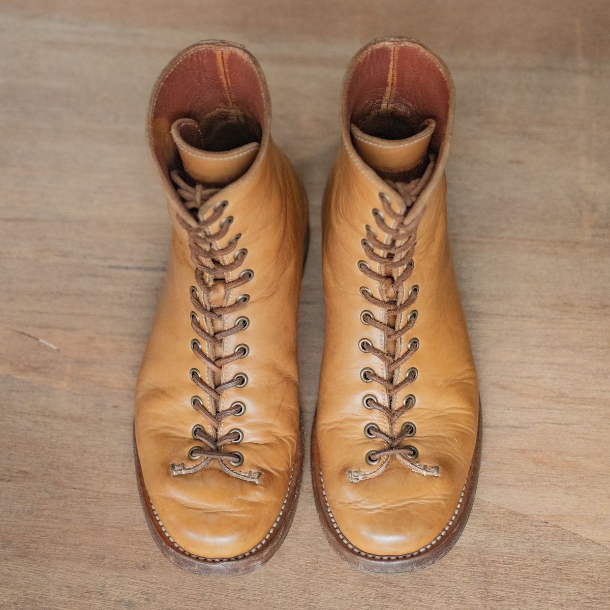 Photo by mjig76 on December 2, 2024 of the Willie's Handmade Boots Monkey Boot in Horween Moc Latigo.