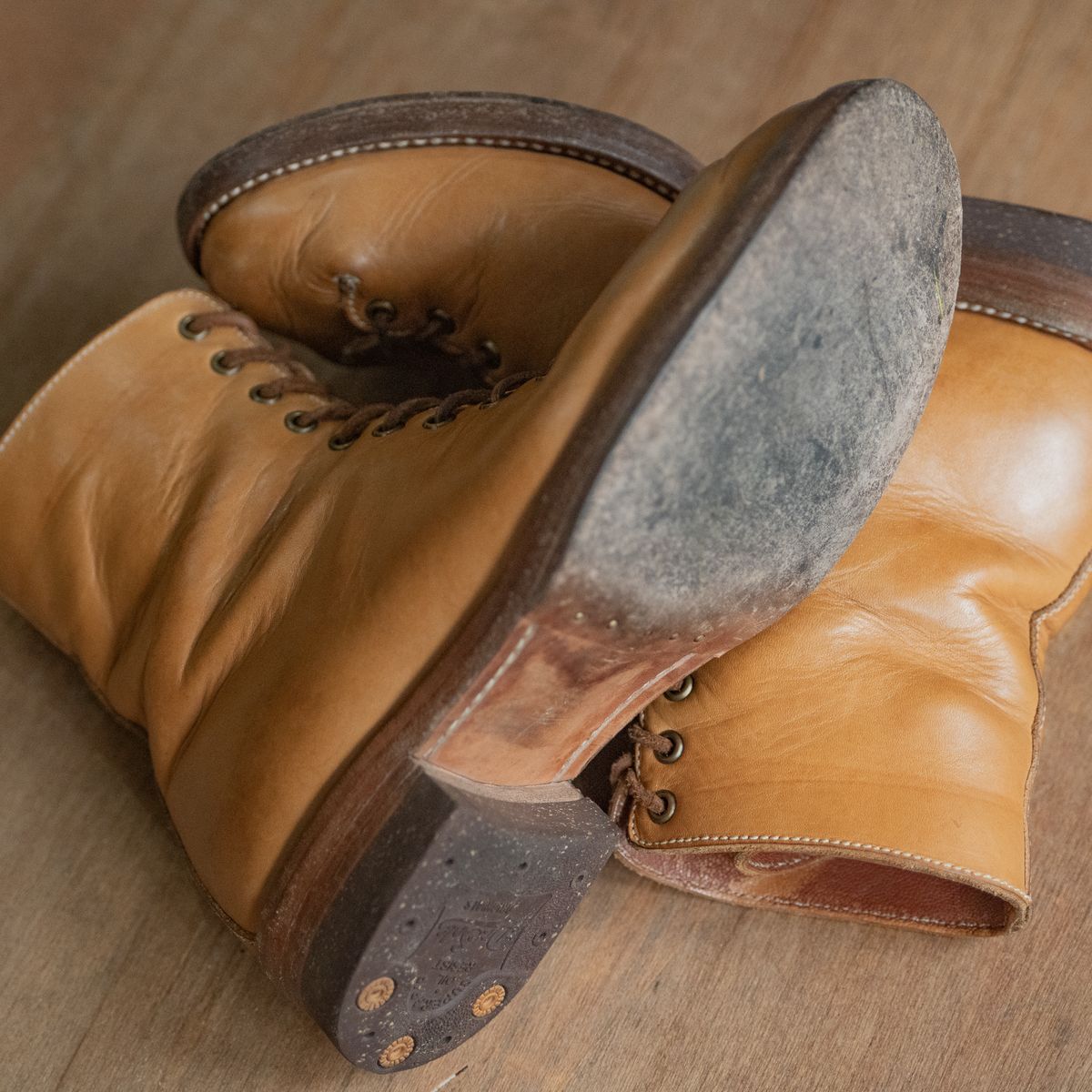 Photo by mjig76 on December 2, 2024 of the Willie's Handmade Boots Monkey Boot in Horween Moc Latigo.