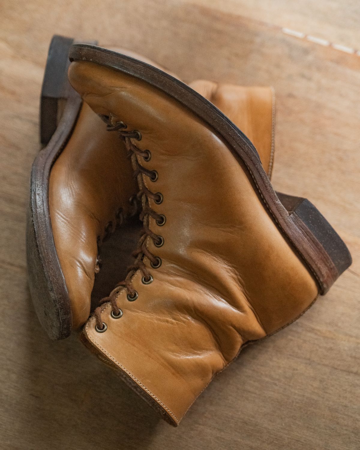 Photo by mjig76 on December 2, 2024 of the Willie's Handmade Boots Monkey Boot in Horween Moc Latigo.