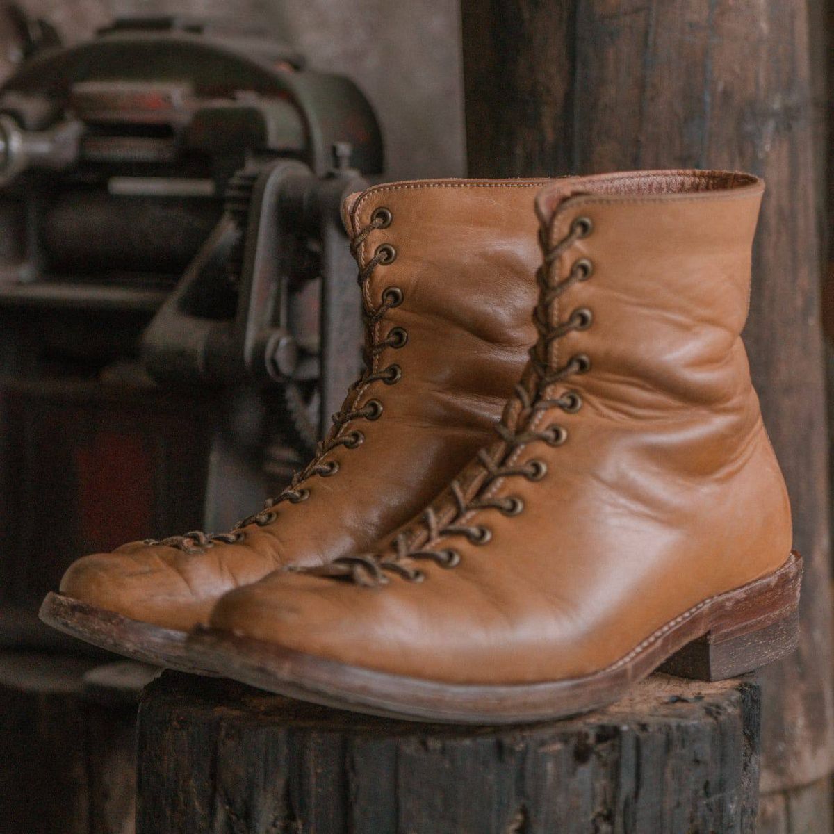 Photo by mjig76 on February 4, 2025 of the Willie's Handmade Boots Monkey Boot in Horween Moc Latigo.