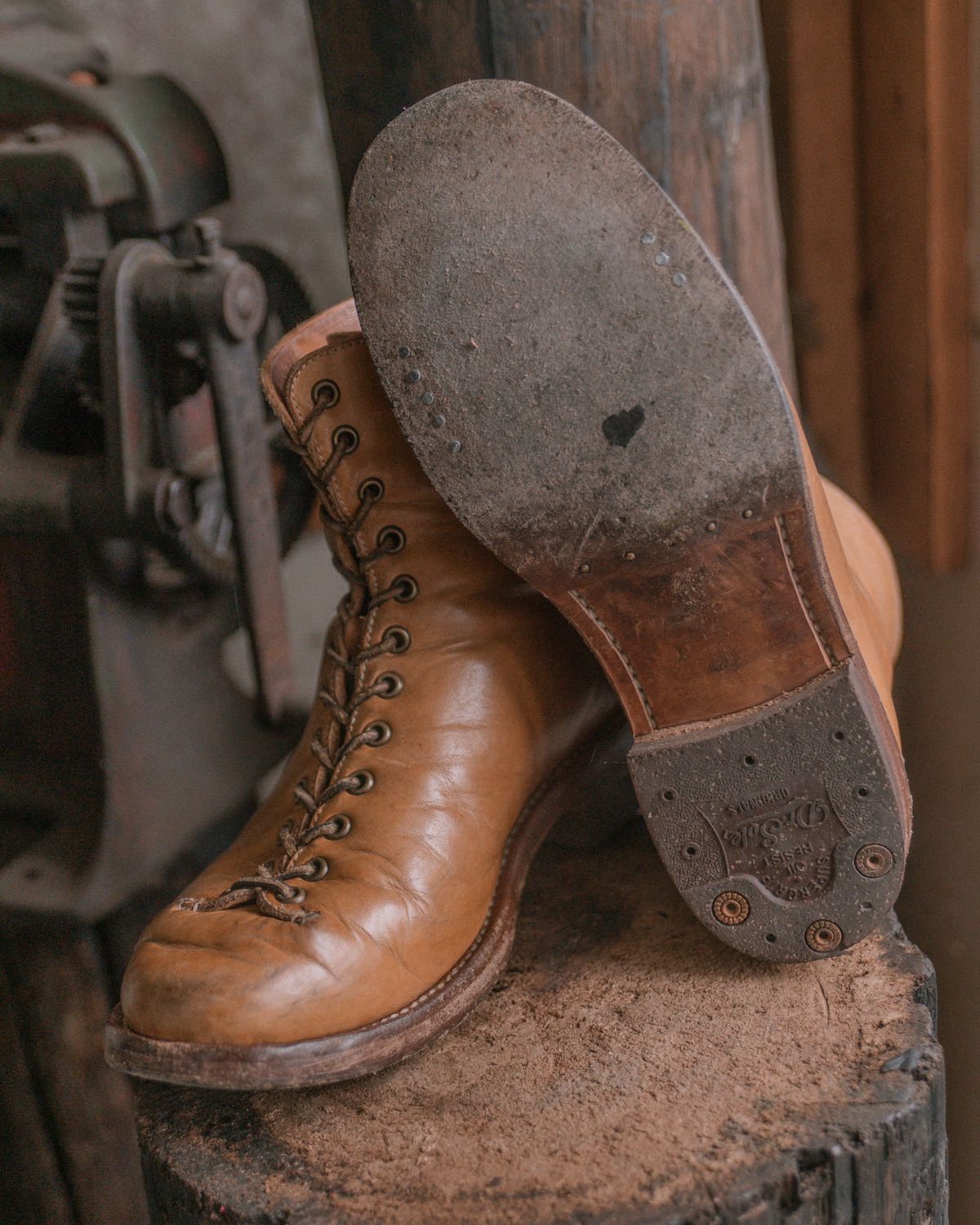 Photo by mjig76 on February 4, 2025 of the Willie's Handmade Boots Monkey Boot in Horween Moc Latigo.