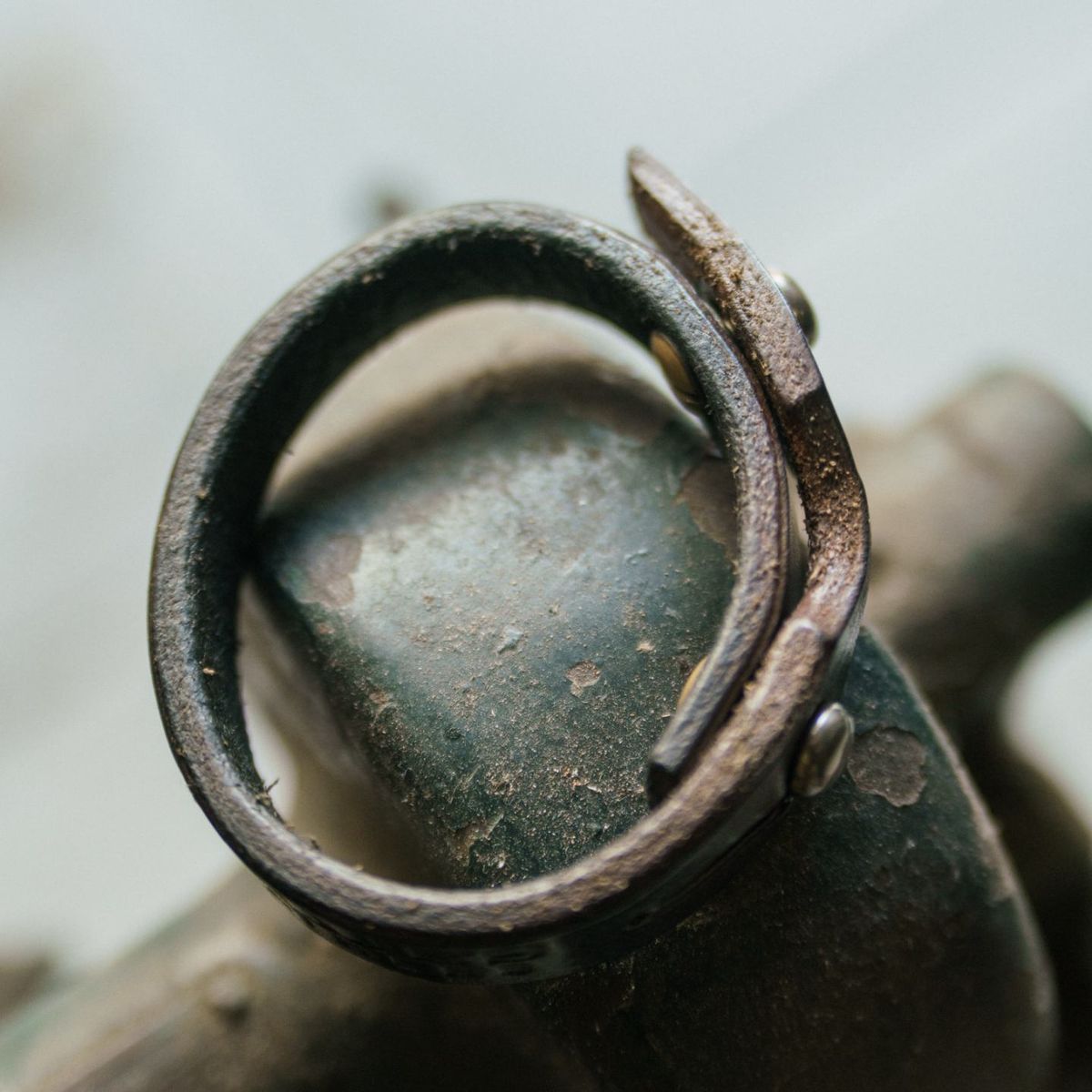 Photo by mjig76 on March 3, 2026 of the Willie's Handmade Boots Amiguito Wrist Cuff in Unknown Natural Veg Tan.