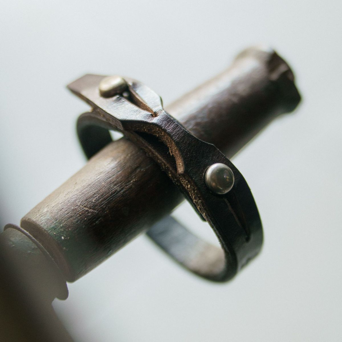 Photo by mjig76 on March 3, 2026 of the Willie's Handmade Boots Amiguito Wrist Cuff in Unknown Natural Veg Tan.