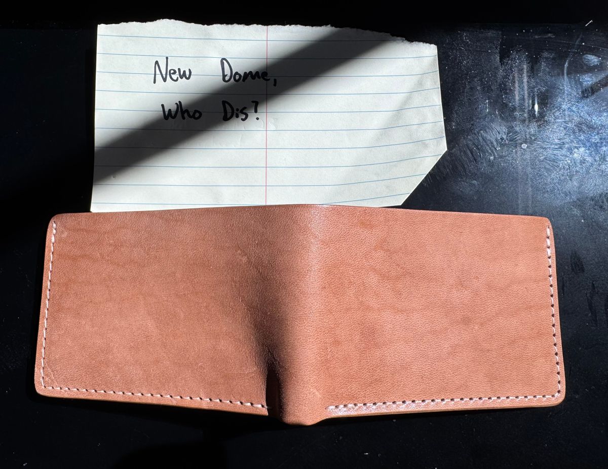 Photo by thatguy92 on October 1, 2025 of the Ashland Leather Mini Fox in Horween Pit Tanned Natural Horsebutt.