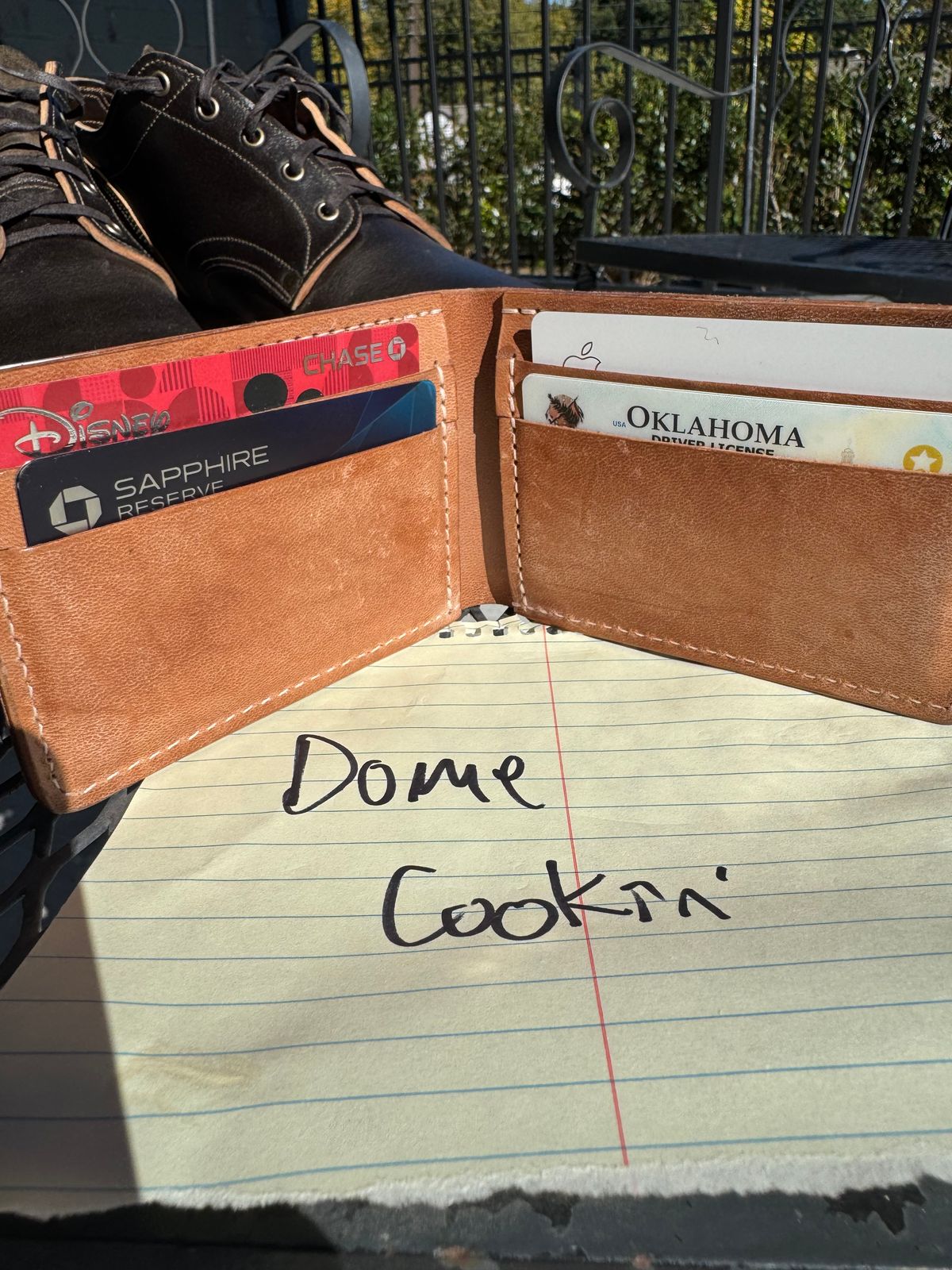 Photo by thatguy92 on November 3, 2025 of the Ashland Leather Mini Fox in Horween Pit Tanned Natural Horsebutt.