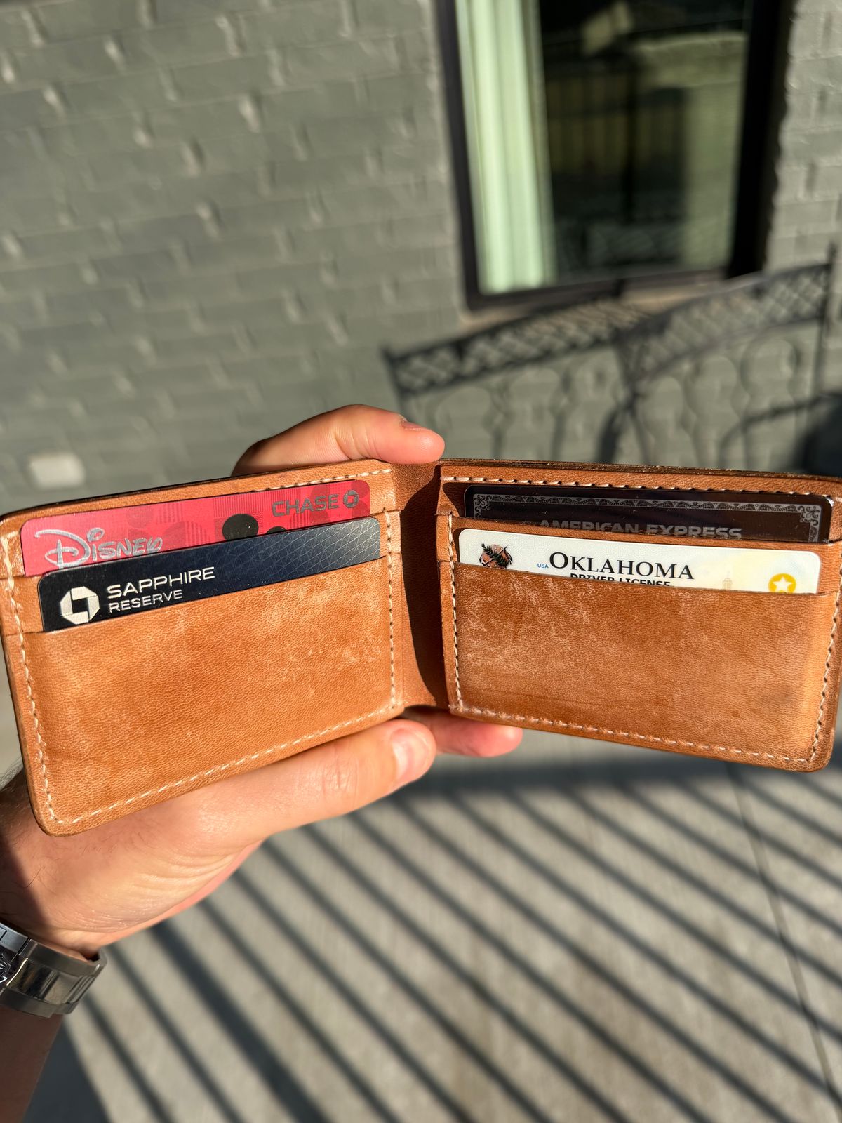 Photo by thatguy92 on January 5, 2026 of the Ashland Leather Mini Fox in Horween Pit Tanned Natural Horsebutt.