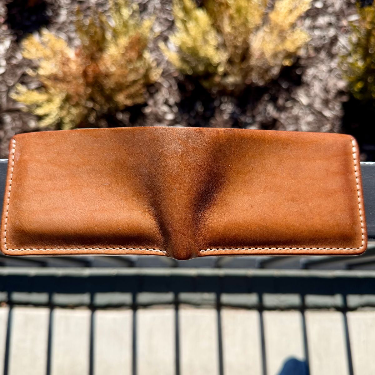 Photo by thatguy92 on February 5, 2026 of the Ashland Leather Mini Fox in Horween Pit Tanned Natural Horsebutt.