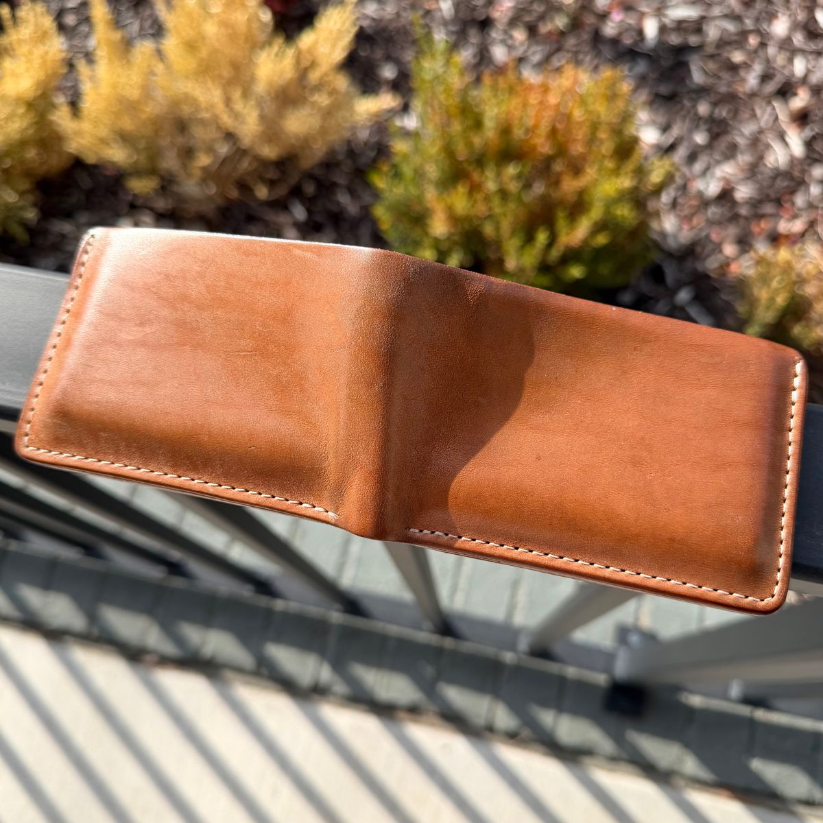 Photo by thatguy92 on March 3, 2026 of the Ashland Leather Mini Fox in Horween Pit Tanned Natural Horsebutt.