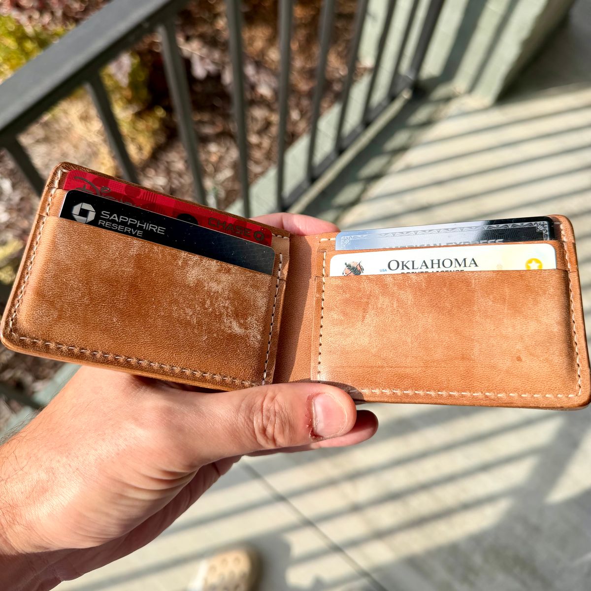 Photo by thatguy92 on March 3, 2026 of the Ashland Leather Mini Fox in Horween Pit Tanned Natural Horsebutt.