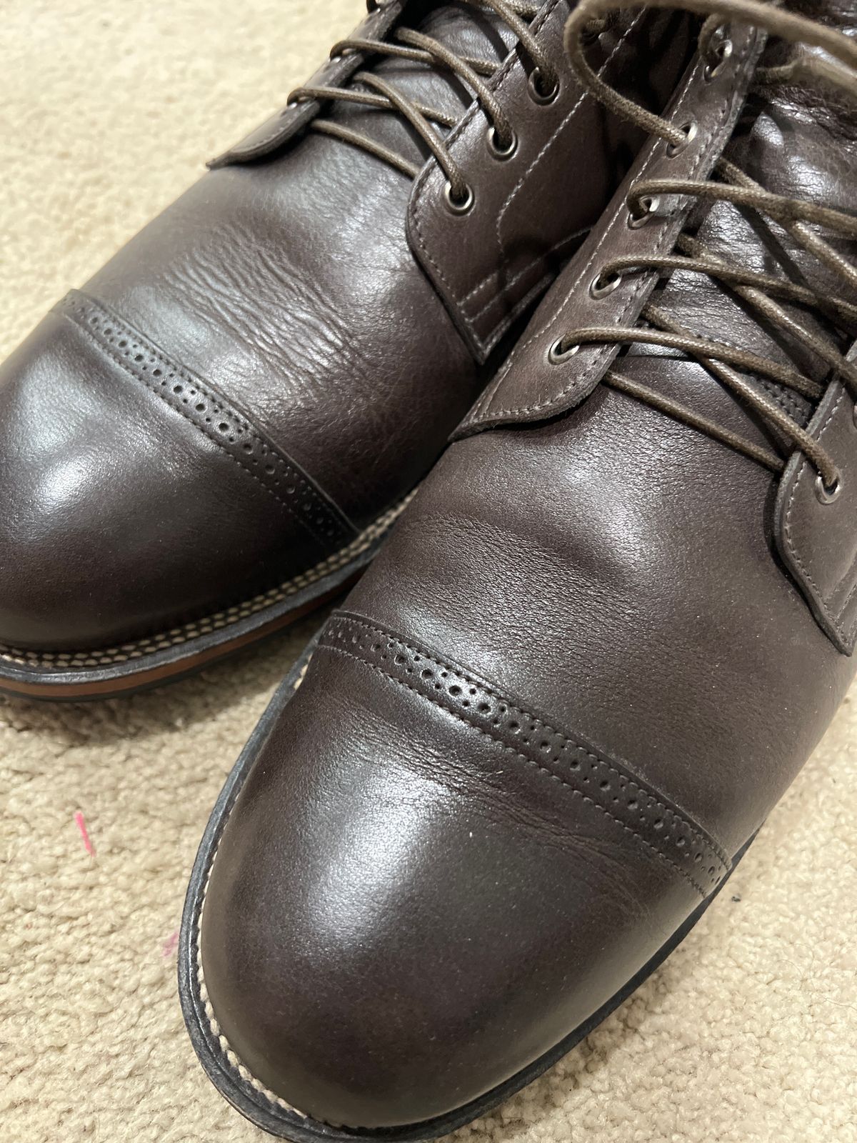 Photo by thatguy92 on May 1, 2023 of the Viberg Service Boot BCT in Unlisted Leather.