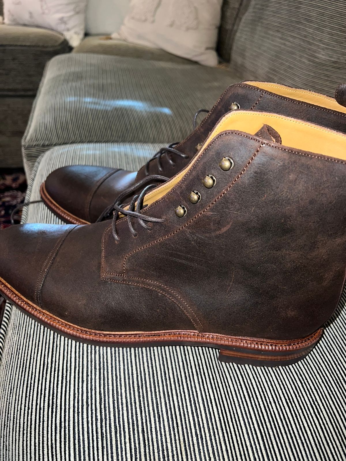 Photo by thatguy92 on April 21, 2023 of the Meermin Jumper Boot in Unlisted Leather.