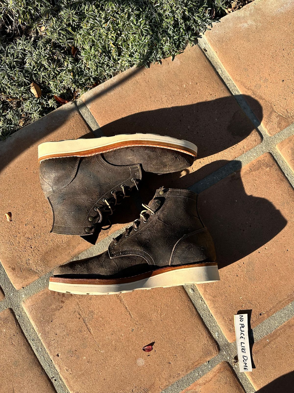 Photo by Flaritage on November 5, 2022 of the Truman Service Boot in Unlisted Leather.