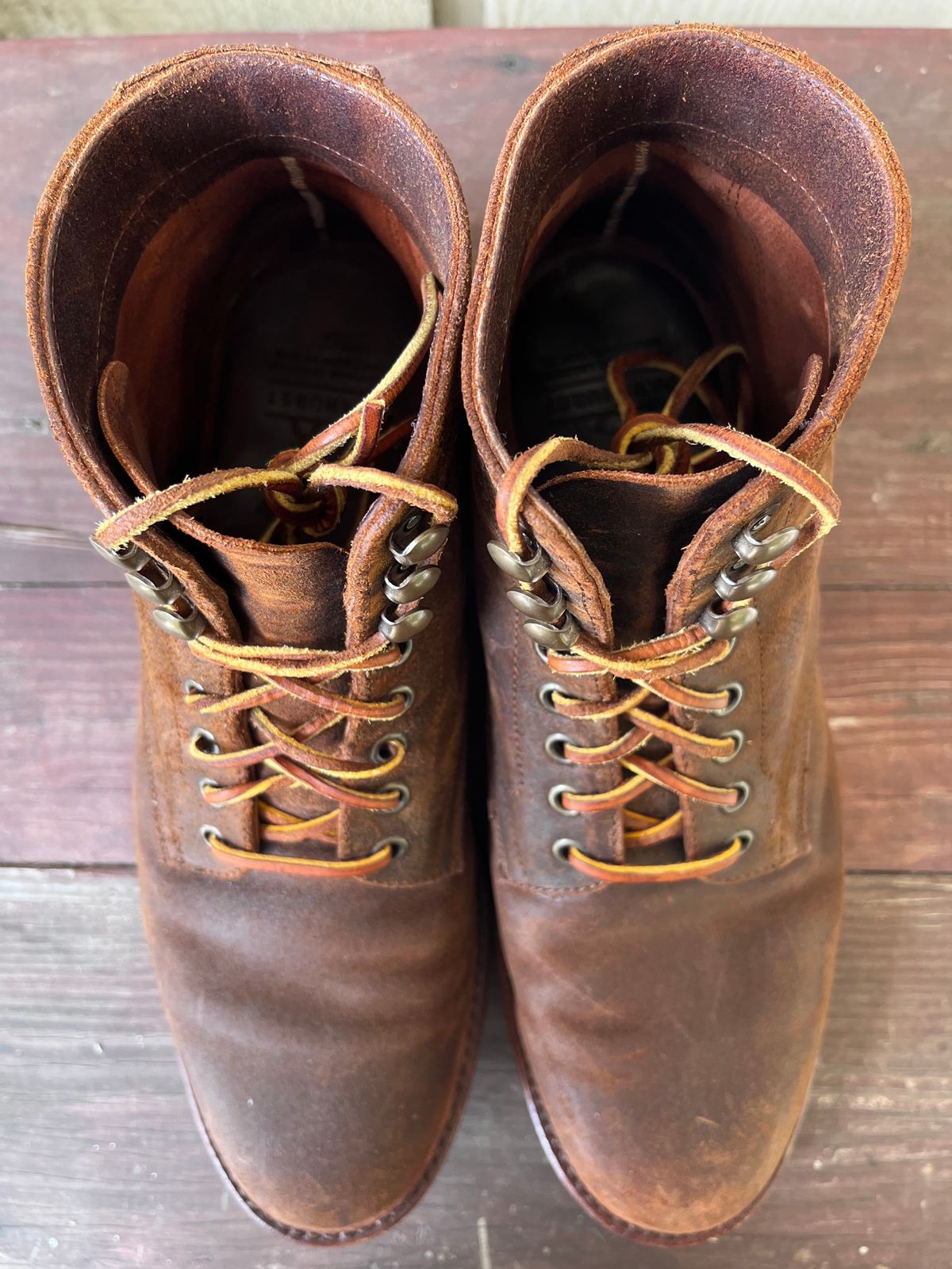 Photo by Alexanderp1 on November 5, 2023 of the Parkhurst The Allen in Rust Waxy.