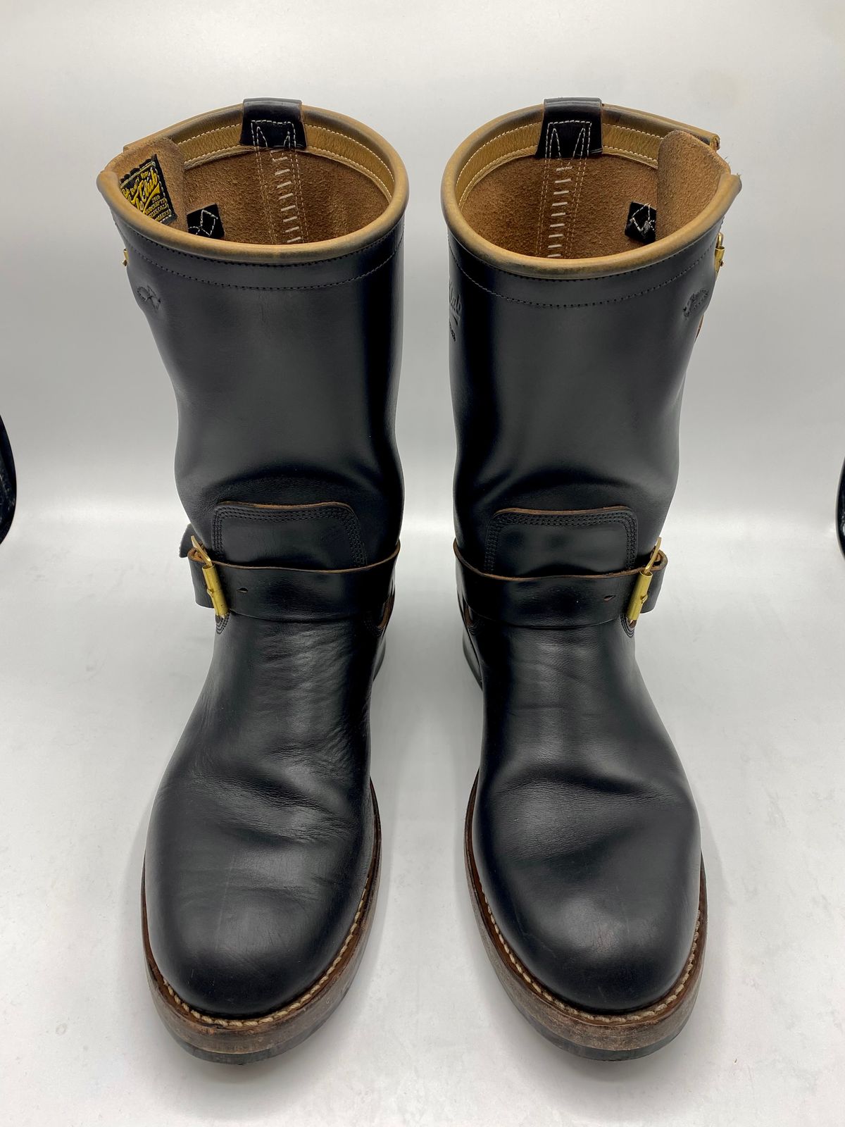 Photo by medusamachine on December 6, 2024 of the Role Club Engineer Boots in Horween Black Chromexcel.