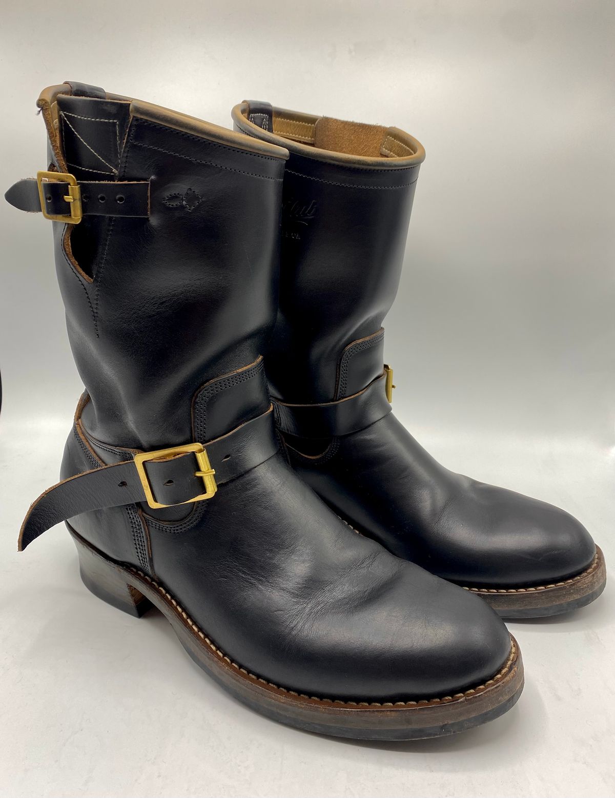 Photo by medusamachine on December 6, 2024 of the Role Club Engineer Boots in Horween Black Chromexcel.