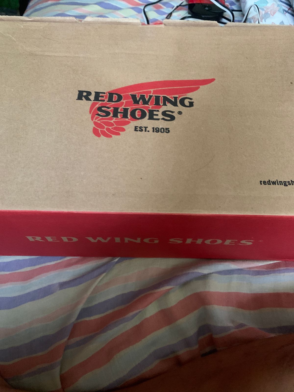 Photo by Mikester6199 on November 15, 2025 of the Redwing Shoes 2962 Blacksmith in Camel Laramie Roughout.