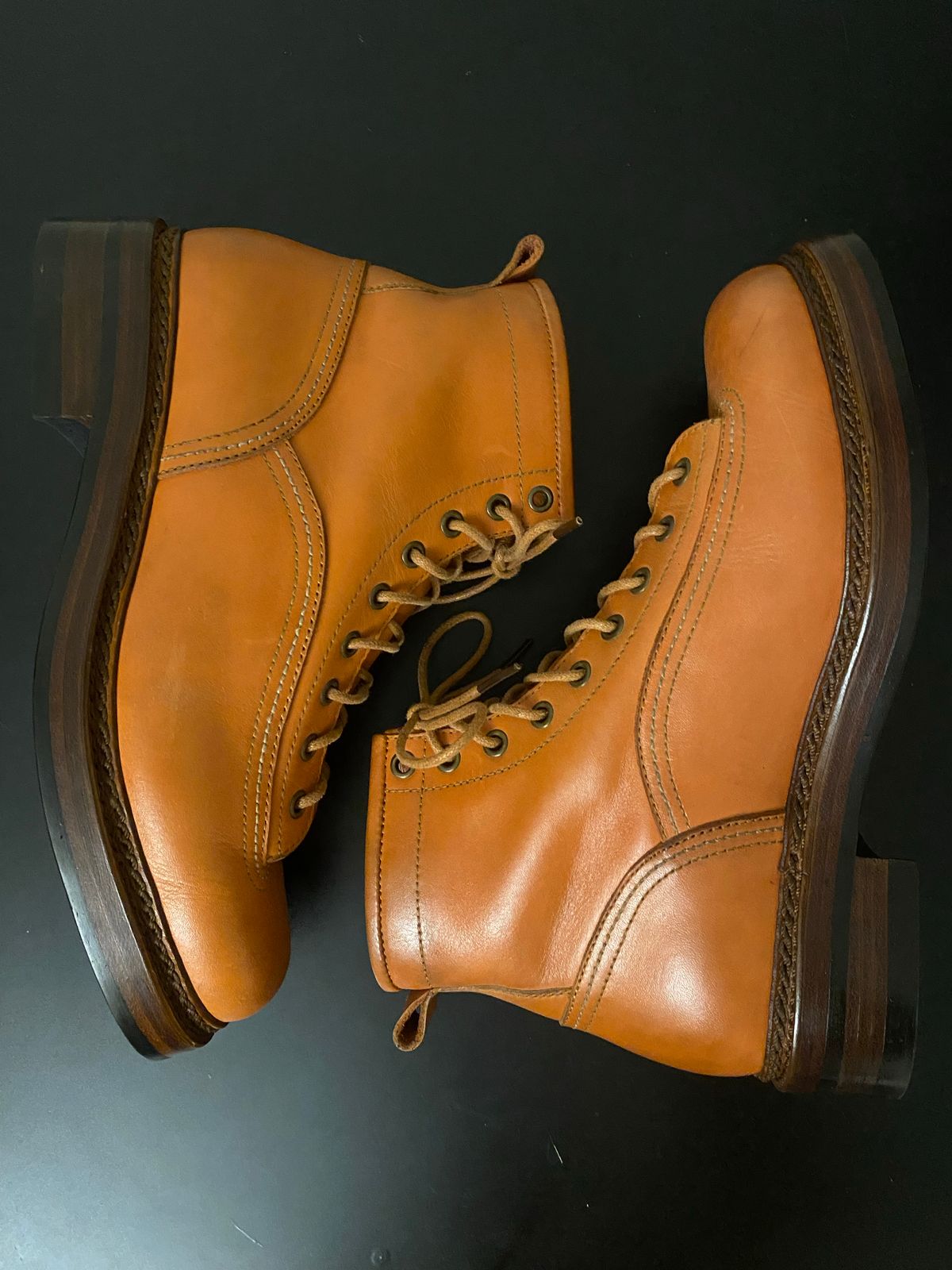 Photo by kailerpetersen on October 1, 2022 of the Junkard LTT1719 in Terracota Veg Tan.