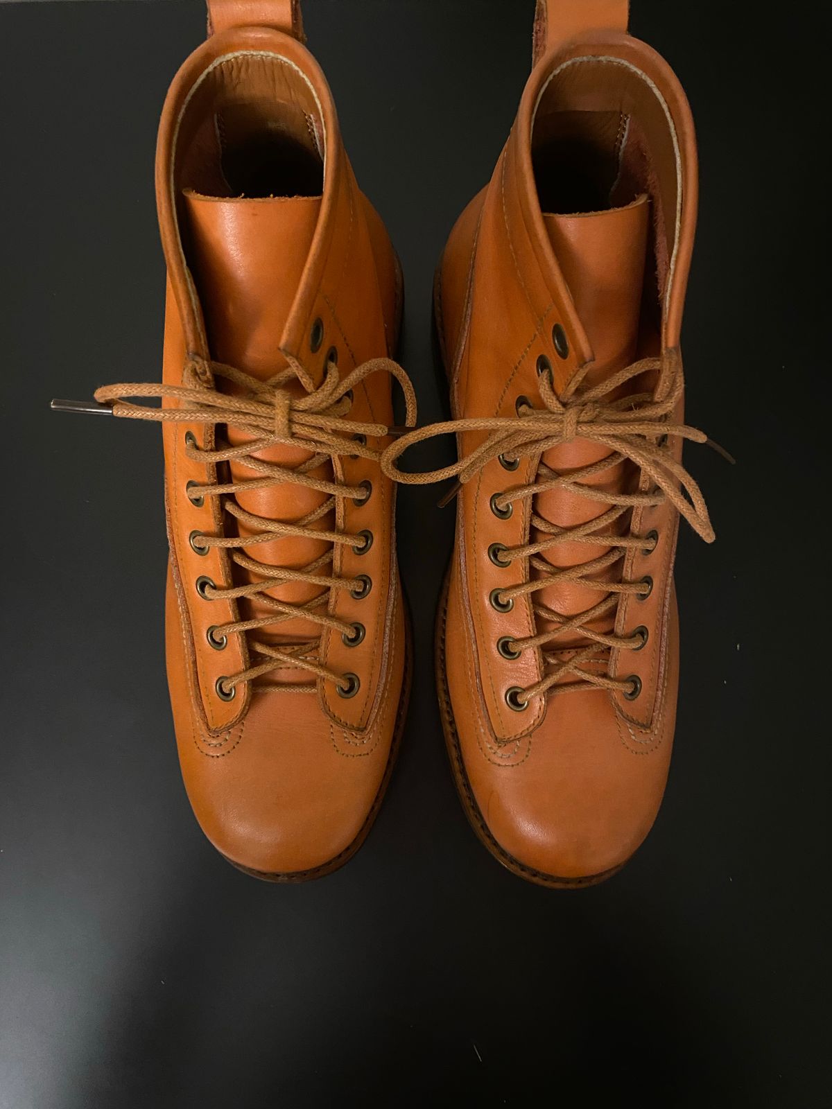 Photo by kailerpetersen on October 1, 2022 of the Junkard LTT1719 in Terracota Veg Tan.